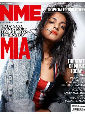 nme magazine cover. cover for NME Magazine.