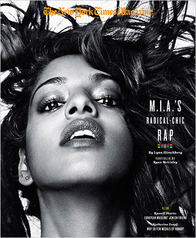 new york times magazine covers. M.I.A.- The New York Times